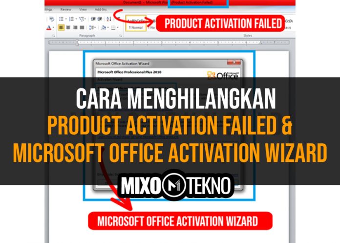microsoft office product activation failed